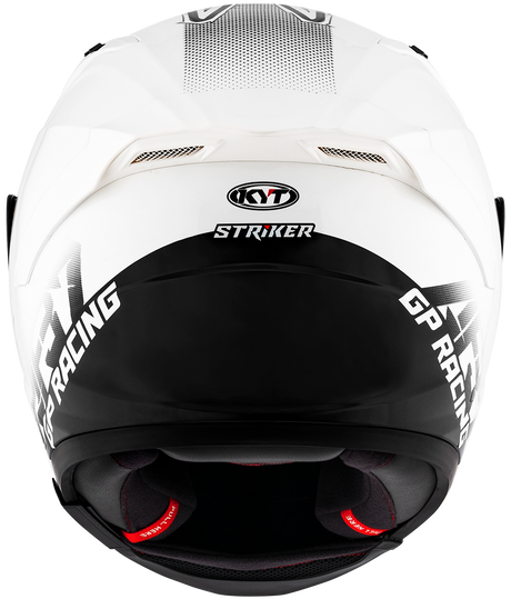 KYT Striker AF37 Livery White Black