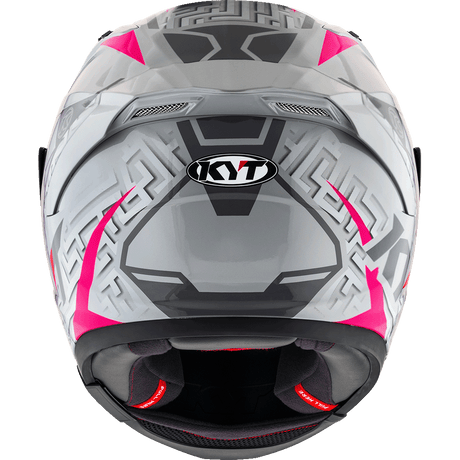 KYT Striker #02 Asphalt Grey Fuxia