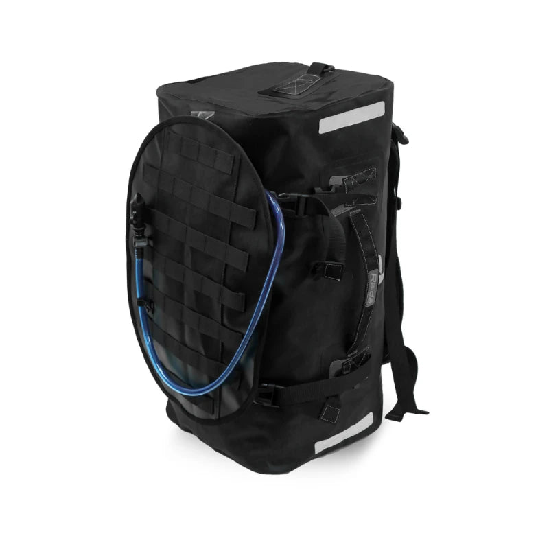 Raida DryPorter Waterproof Tail Bag | Black AND HI-VIZ