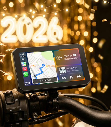 C3 Series 5" Motorcycle Wireless Touch Screen with GPS & Anti-Theft