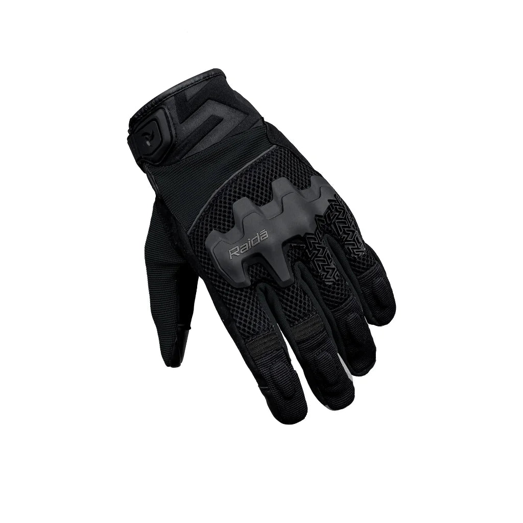 Raida Drift Motorcycle Gloves  Black