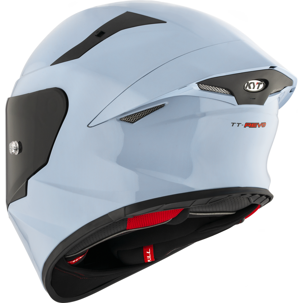 KYT TT-REVO PLAIN SEA BLUE