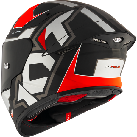 KYT TT-REVO - ELECTRON MATT GREY RED