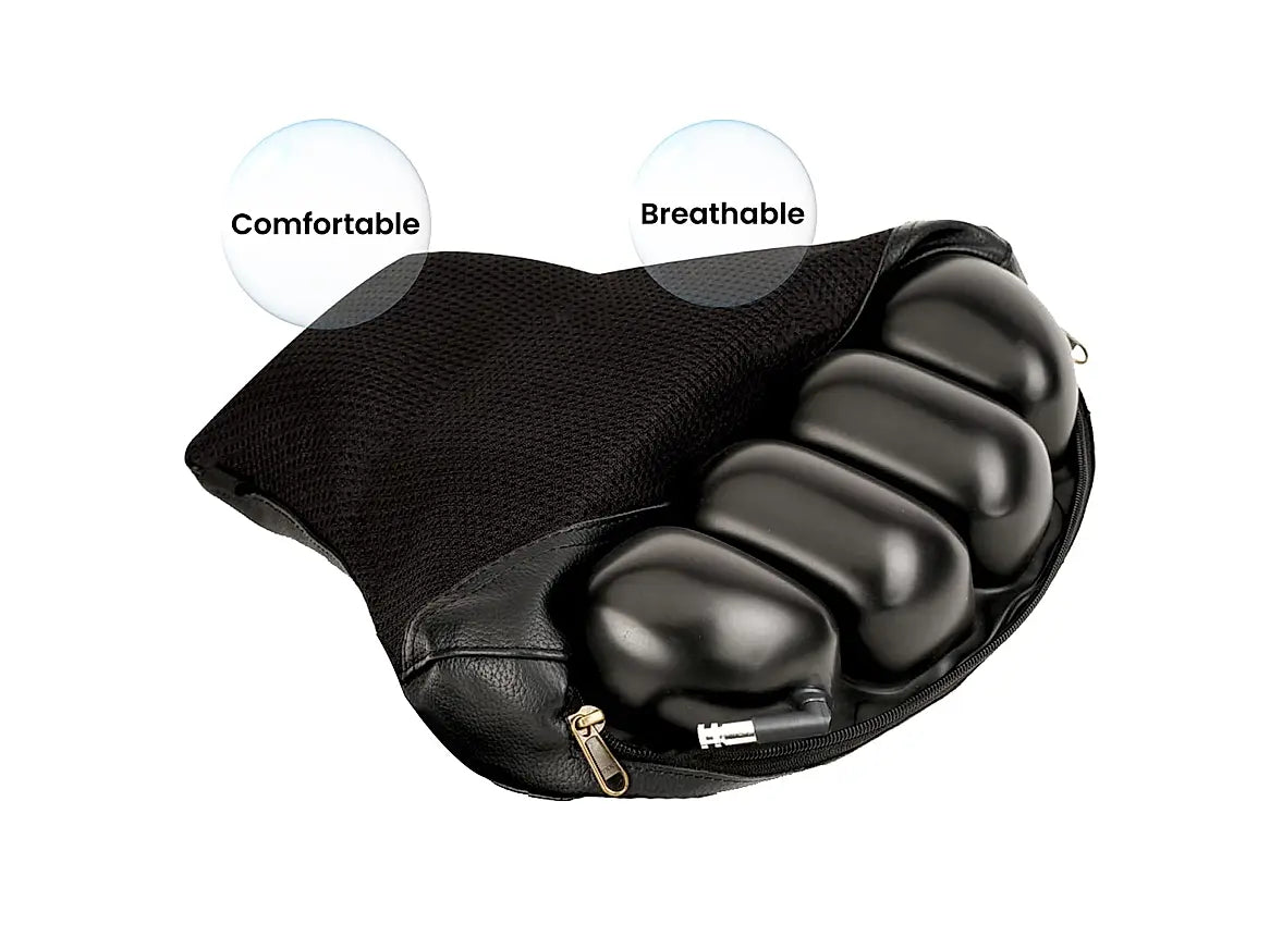 Air Comfy Seat Cushion for Motorcycle Long Rides (Sports without Pump)