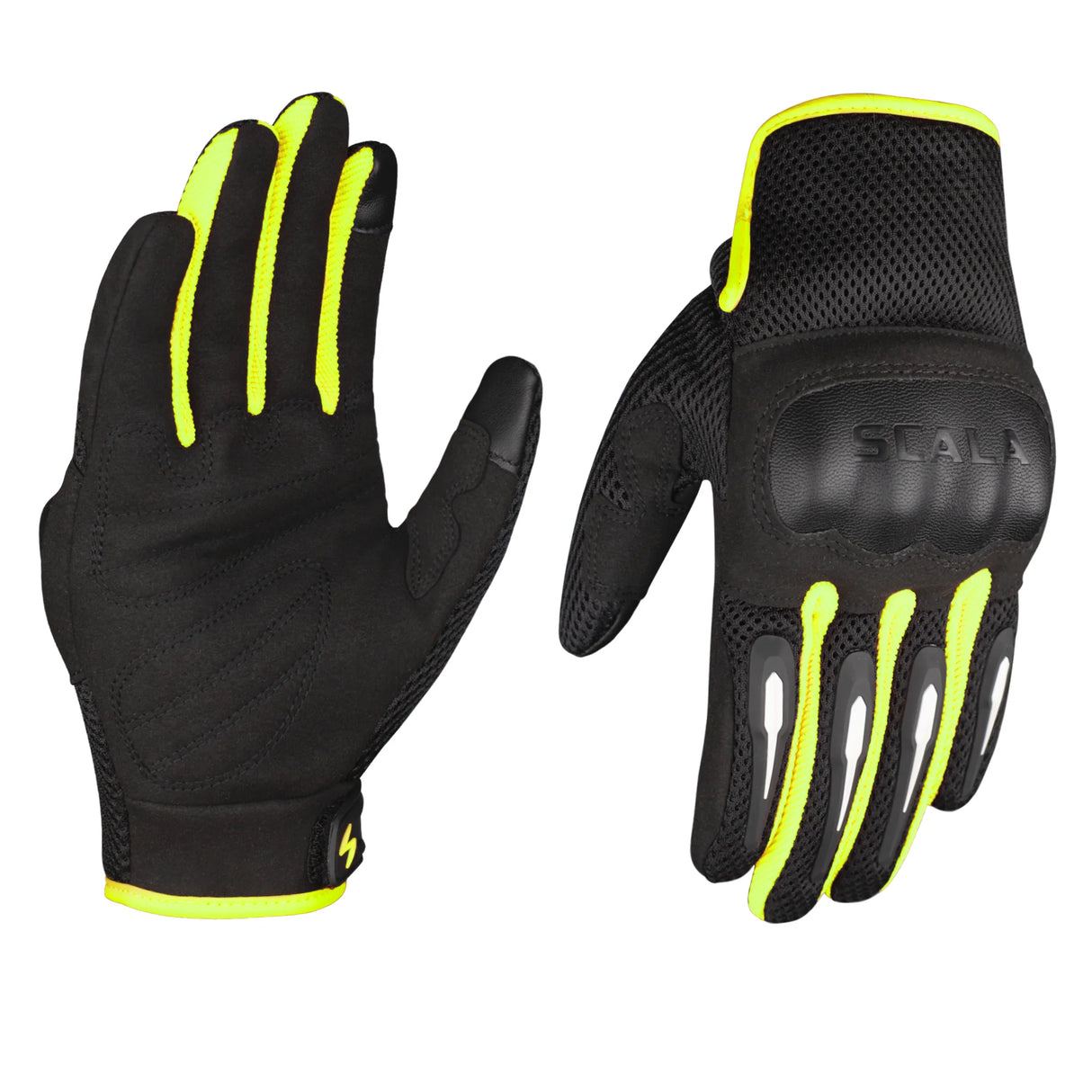 Scala Air Glove - Black Neon