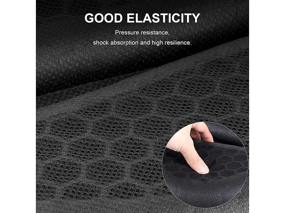 Motorcycle Honeycomb Gel Air Seat Cushion - Universal Fit & Breathable Design