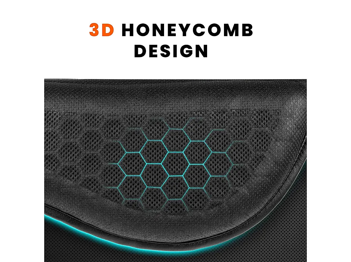 Motorcycle Honeycomb Gel Air Seat Cushion - Universal Fit & Breathable Design