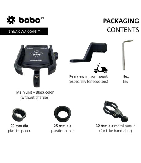 BOBO BM4 Pro Motorcycle Phone Holder