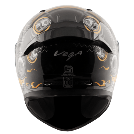 Bolt Superhero Helmet - Black Grey