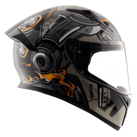Bolt Superhero Helmet - Black Grey