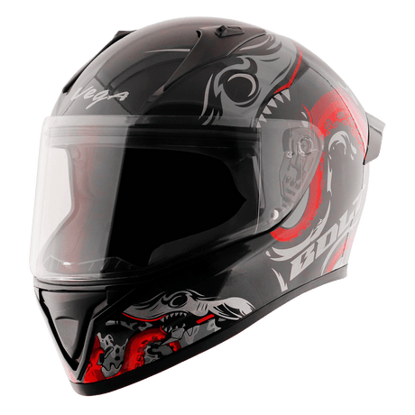 Bolt Octopus Helmet - Black Red