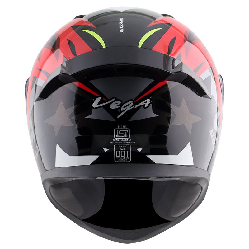 Bolt Speedx Black Red Helmet