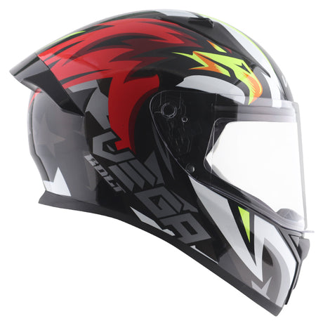 Bolt Speedx Black Red Helmet