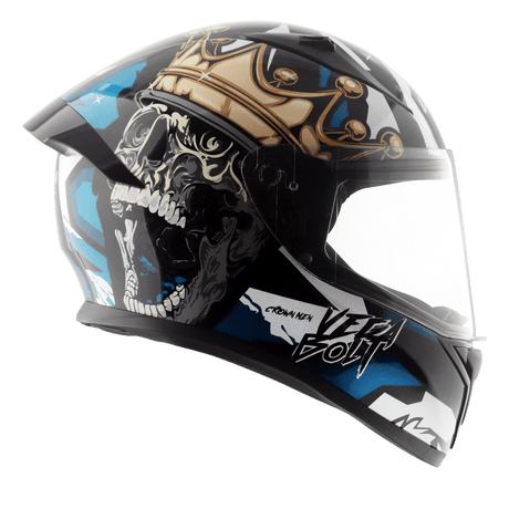 Bolt Crown Men Helmet - Black Blue