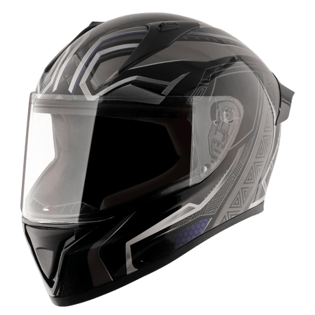 Bolt Marvel Black Panther Edition Helmet - Black Silver