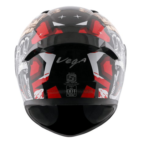 Bolt Crown Men Helmet - Black Red