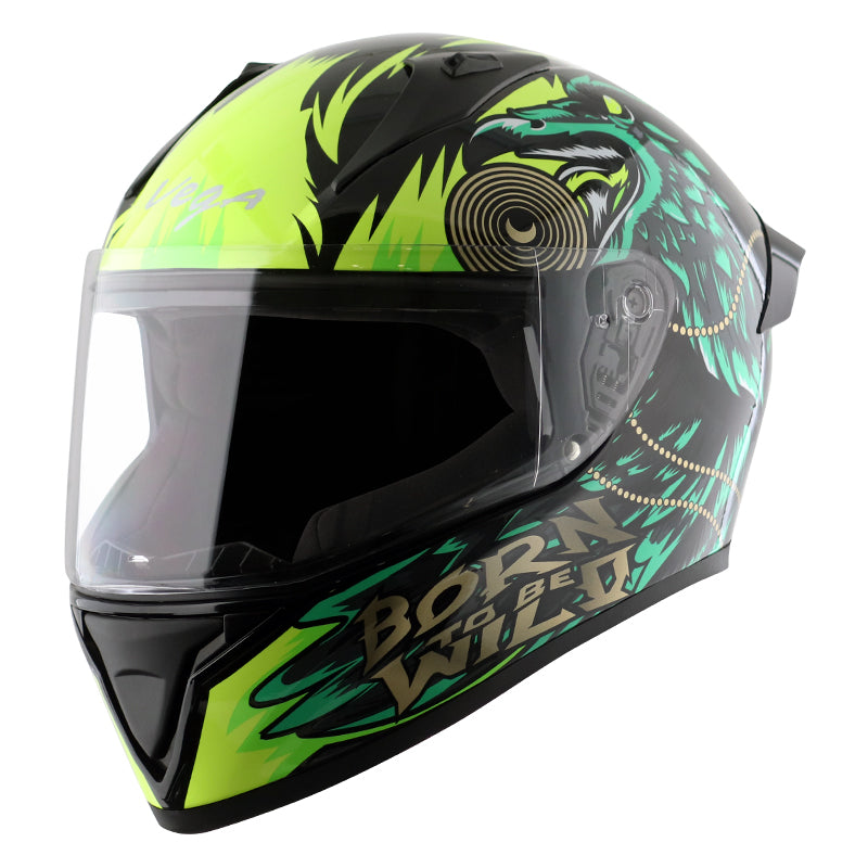 Bolt Wild Black Green Helmet