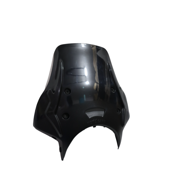 Black Polycarbonate Visor for Royal Enfield Hunter 350