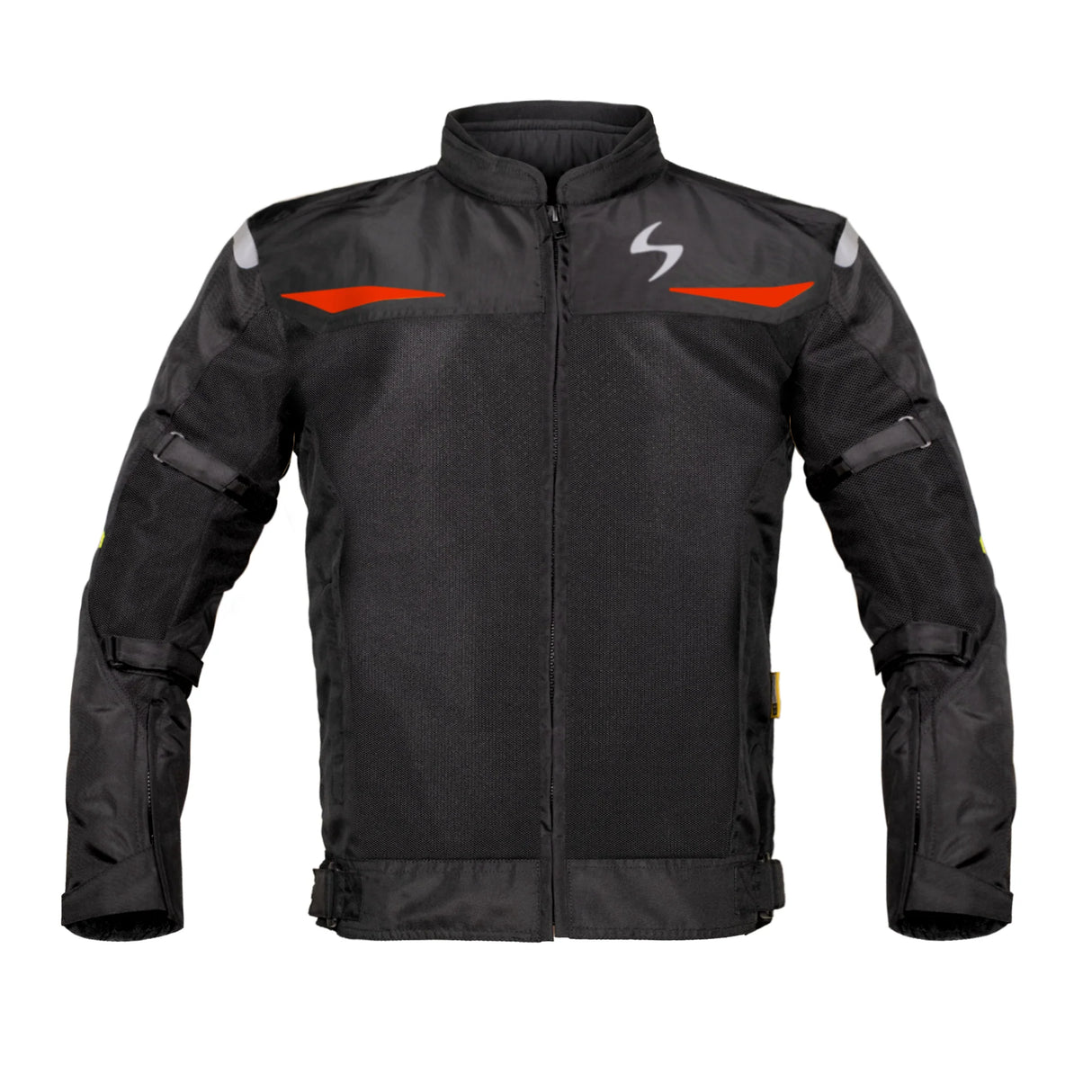 Scala Blaze Riding Jacket - Black and Neon