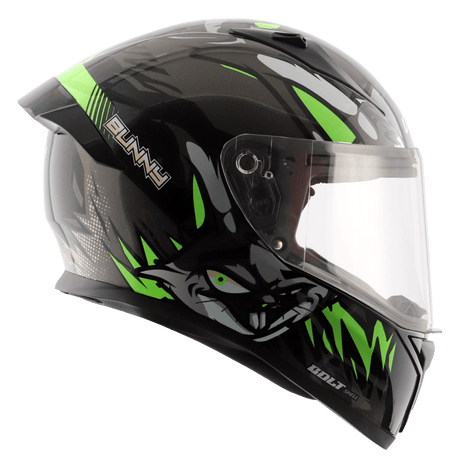 Bolt Bunny Helmet - Black Green