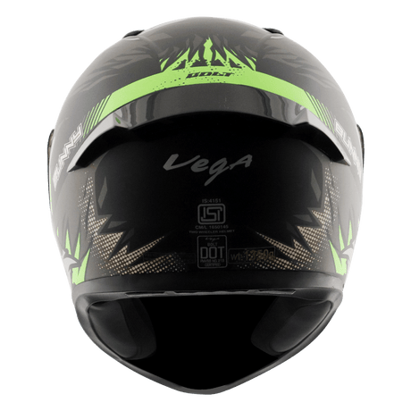 Bolt Bunny Helmet - Dull Black Green