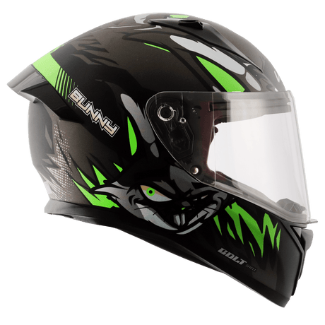 Bolt Bunny Helmet - Dull Black Green
