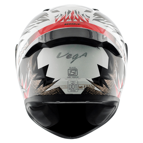 Bolt Bunny Helmet - White Red