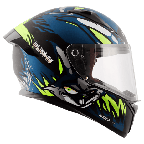 Bolt Bunny Helmet - Dull Black Blue