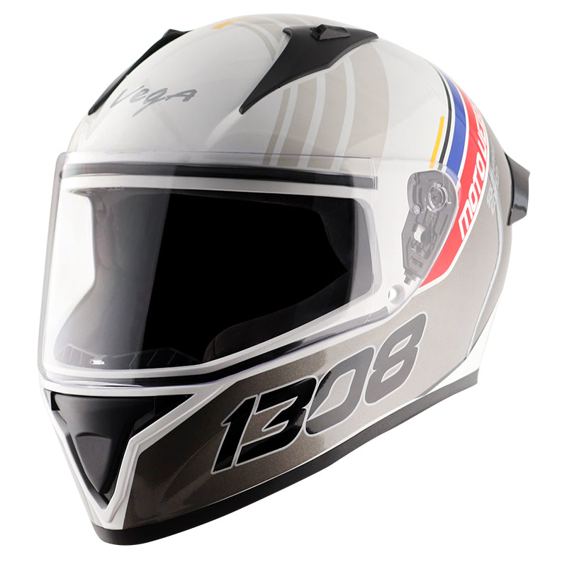 Bolt Southpaw White Grey Left Hander Helmet