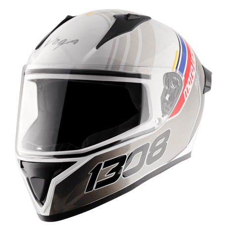 Bolt Southpaw Left Hander Helmet - White Grey