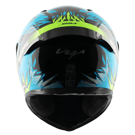 Bolt Bunny Helmet - Black Neon Blue