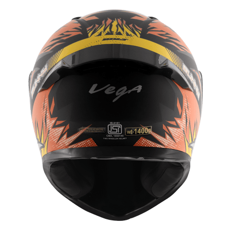 Bolt Bunny Helmet - Dull Black Orange