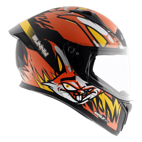 Bolt Bunny Helmet - Dull Black Orange