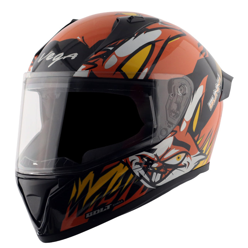 Bolt Bunny Black Orange Helmet