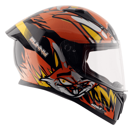 Bolt Bunny Helmet - Black Orange