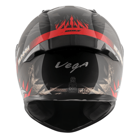 Bolt Bunny Helmet - Black Red