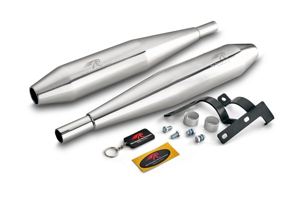 Celesta Pro Polish Exhaust for Jawa 42, Jawa 42 2.1, Jawa Classic, and Yezdi Roadster