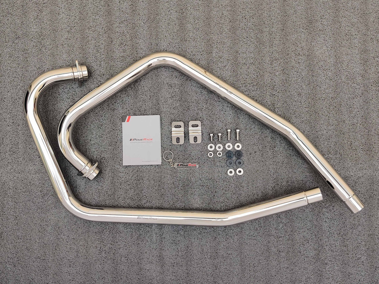 Performance Headers for RE 650 Twins Polish Finish