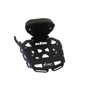 CNC Carrier Plate & Backrest for KTM Duke 200 BS6