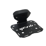 CNC Carrier Plate & Backrest for Yezdi Adventure