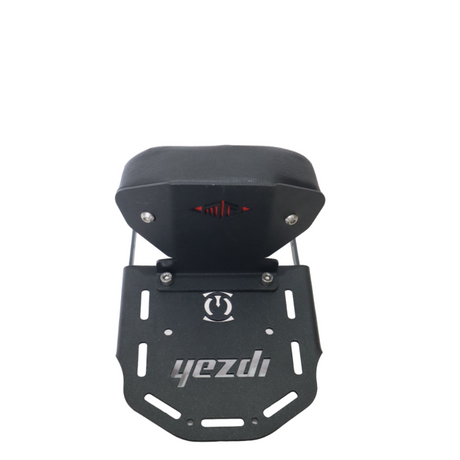 CNC Carrier with Backrest for Yezdi Scrambler 2