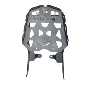 CNC Carrier with Plate for Royal Enfield Himalayan - Black