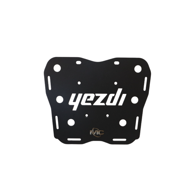 CNC Carrier with plate for Yezdi Adventure