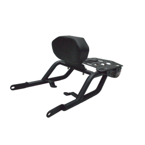 Carrier with Backrest for Royal Enfield Himalayan - Black