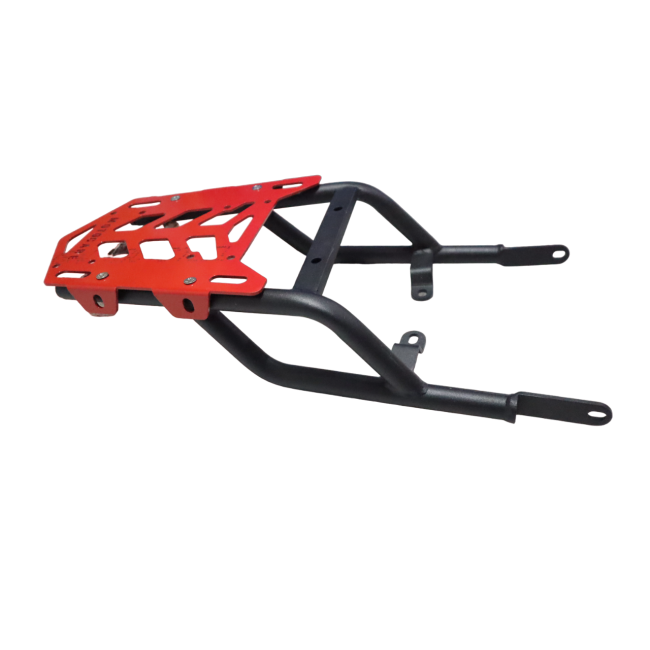 Carrier with Plate for Royal Enfield Himalayan - Red 2