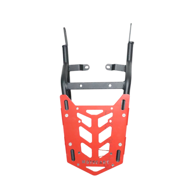 Carrier with Plate for Royal Enfield Himalayan - Red 3