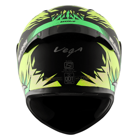 Bolt Bunny Helmet - Dull Black Neon Yellow