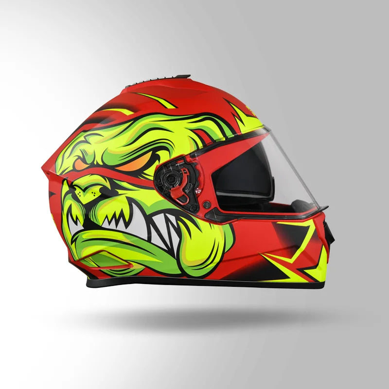 DRIFTER D1 DECOR MATT RED & YELLOW