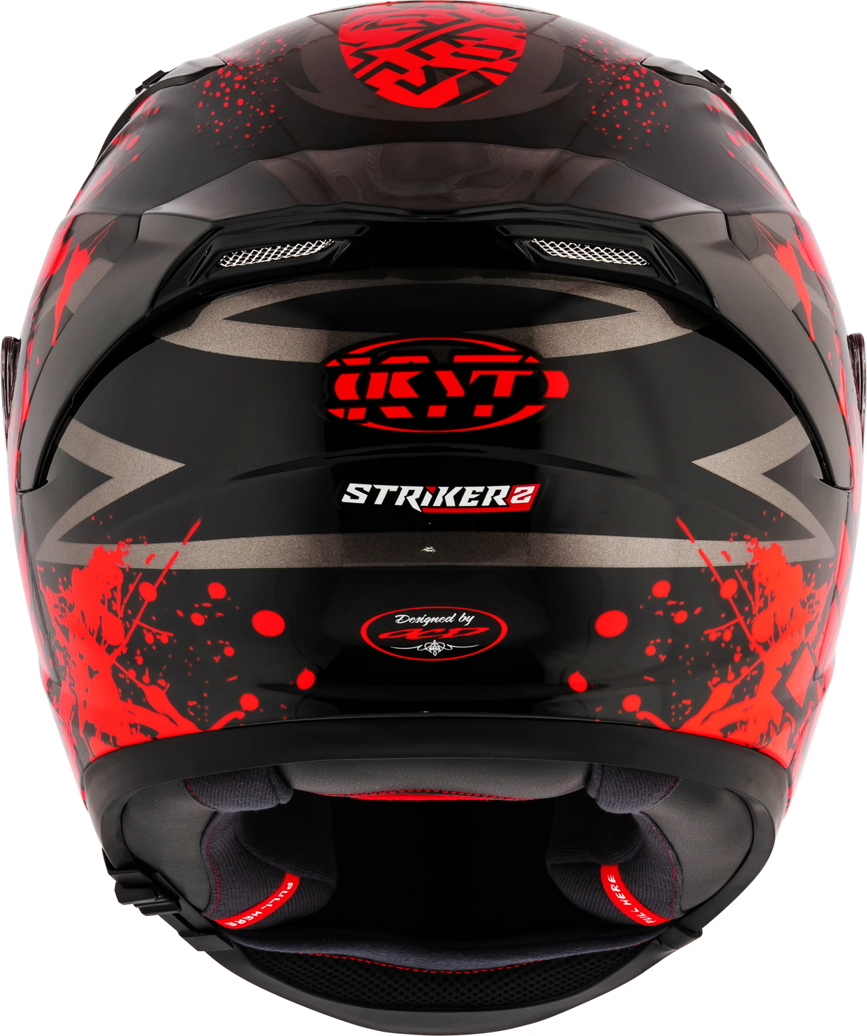 KYT STRIKER 2V NEUTRON RED