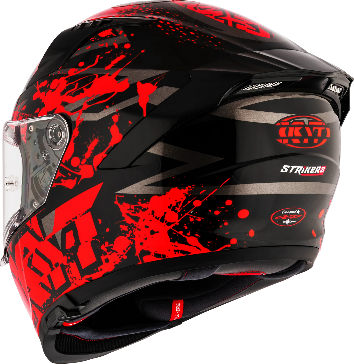 KYT STRIKER 2V NEUTRON RED